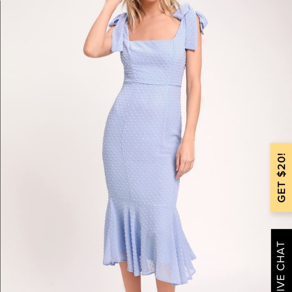 Lulus periwinkle mermaid dress 💕